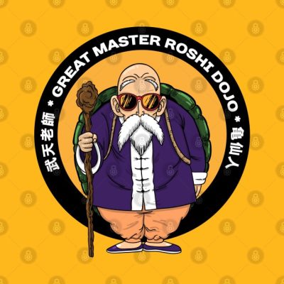 Great Master Roshi Dragon Ball Z Tapestry Official Dragon Ball Z Merch