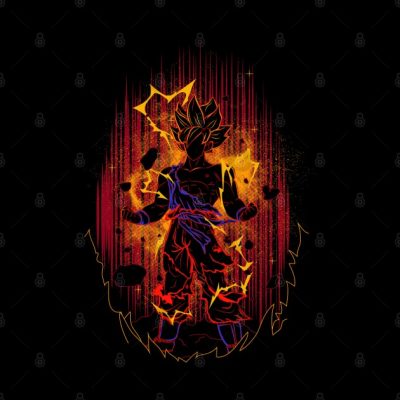 Shadow Of The Saiyan Tapestry Official Dragon Ball Z Merch