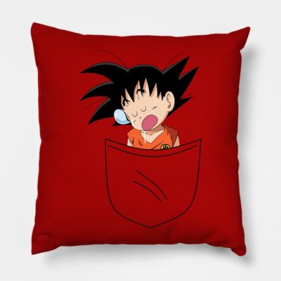Pocket Saiyan Throw Pillow Official Dragon Ball Z Merch
