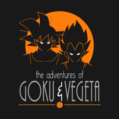 The Adventures Of Goku And Vegeta Crewneck Sweatshirt Official Dragon Ball Z Merch
