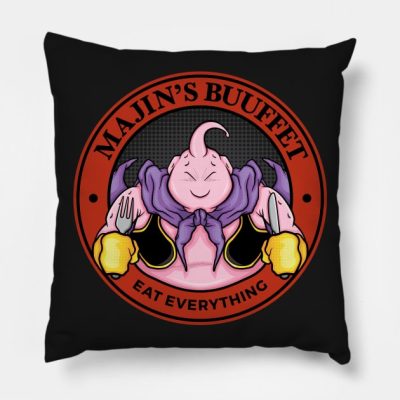 Majins Buuffet Throw Pillow Official Dragon Ball Z Merch