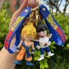 7 5cm Dragon Ball Z Son Goku Keychain Frieza Piccolo Son Gohan Dodoria Zabon Key Chain - Dragon Ball Z Shop