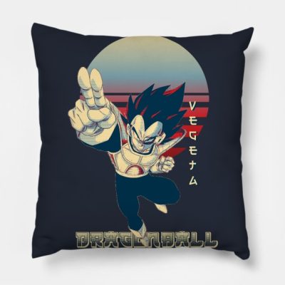 Prince Vegeta Throw Pillow Official Dragon Ball Z Merch