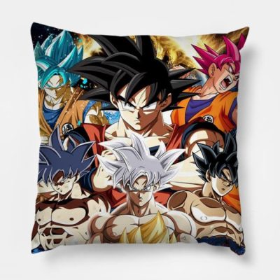 Son Goku Dragon Ball Throw Pillow Official Dragon Ball Z Merch