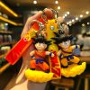 Anime Dragon Ball Z Keychain Action Figures Son Goku Model Toys PVC Key Chain Keyring Bag - Dragon Ball Z Shop