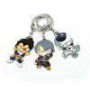 Anime Dragon Ball Z Keychain Vegeta Son Goku Saiyan Frieza Piccolo Figures Toys Key Chain Pendant 3 - Dragon Ball Z Shop