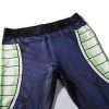 Bardock Armor Green Black Waist Fitness Gym Compression Leggings Pants 3 - Dragon Ball Z Shop