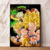Canvas Painting Hot blooded Anime Dragon Ball Z Super Saiya 3 Vegeta IV Son Goku Wall 15 - Dragon Ball Z Shop