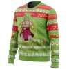 Christmas Broly Dragon Ball Z men sweatshirt SIDE FRONT mockup - Dragon Ball Z Shop