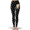 DBZ Goku Chibi Polka Dot Stylish Black White Yoga Pants - Dragon Ball Z Shop