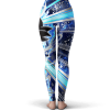 DBZ Son Goku Kamehameha Ultra Instinct Dope Yoga Pants Back - Dragon Ball Z Shop