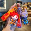 Dragon Ball Cute Doll Pendant Anime Figures Q Version Son Goku Vegeta Fashion Keychain Couple Bag 3 - Dragon Ball Z Shop