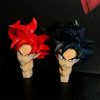 Dragon Ball Super Saiyan God Goku Figure Replaceable Head Son Goku Action Figures 32Cm PVC Collection 5 - Dragon Ball Z Shop