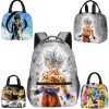 Dragon Ball Z Backpack Cartoon Super Saiyan Goku Anime Student School Bag Storage Bag Lunch Bag - Dragon Ball Z Shop