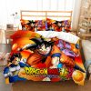 Dragon Ball Z Son Goku Anime 3Pcs Set Bedding Set Sheet Children Room Bed Sheet Pillow 1 - Dragon Ball Z Shop