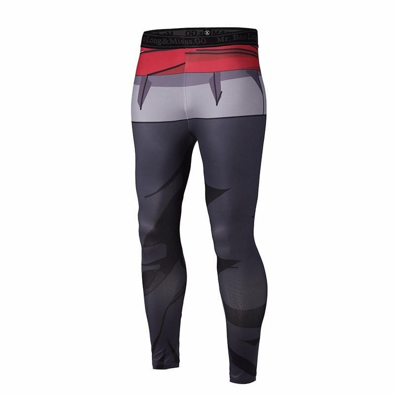 Dragon Ball Black Goku Black Waist Fitness Gym Compression Leggings Pants - Dragon Ball Z Shop