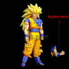 IN STOCK Dragon Ball Z Son Goku SSJ3 Figure Replaceable Hands Super Saiyan 3 Goku Action - Dragon Ball Z Shop