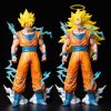 IN STOCK Dragon Ball Z Son Goku SSJ3 Figure Replaceable Heads Super Saiyan 3 Goku Action - Dragon Ball Z Shop