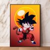 Japanese Anime Dragon Ball Z Poster Canvas Painting Wukong Vegeta Super Saiyan Wall Art Decoration Picture 8 - Dragon Ball Z Shop