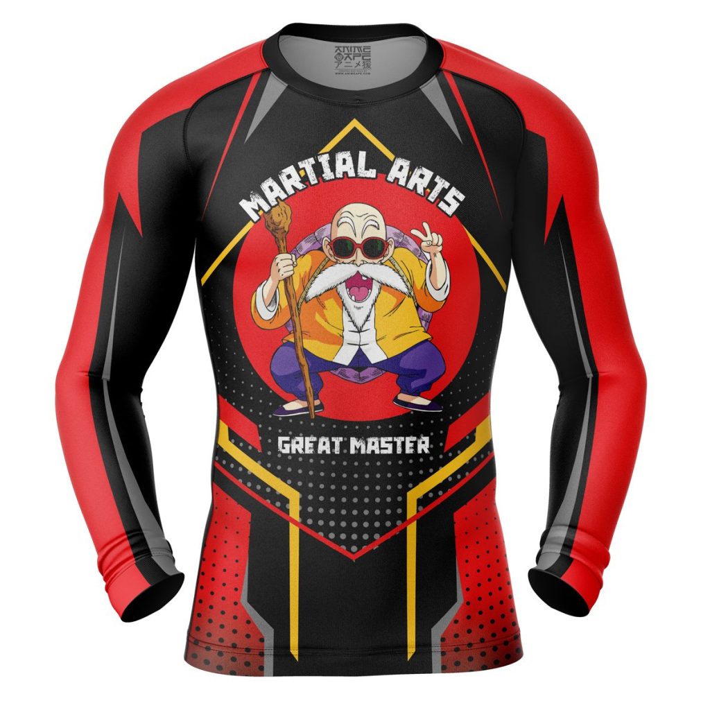 Master Roshi Compression Shirt Rash Guard front - Dragon Ball Z Shop