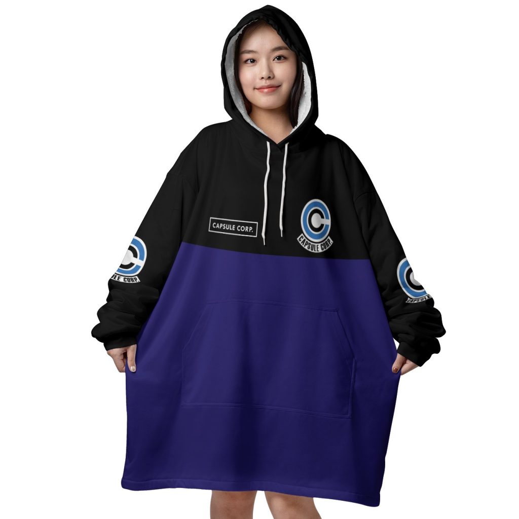 Mockup Blanket Hoodie front 61 - Dragon Ball Z Shop