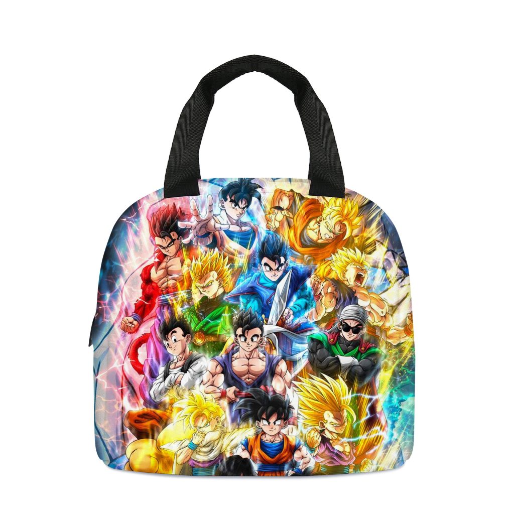 New Dragon Ball Z Backpack Cartoon Super Saiyan Goku Anime Figure Student Bag Figure Teenagers Boys 4 - Dragon Ball Z Shop