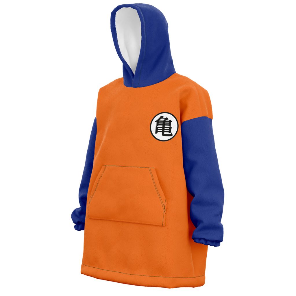 Oodie Oversized Blanket Hoodie front left 10 - Dragon Ball Z Shop