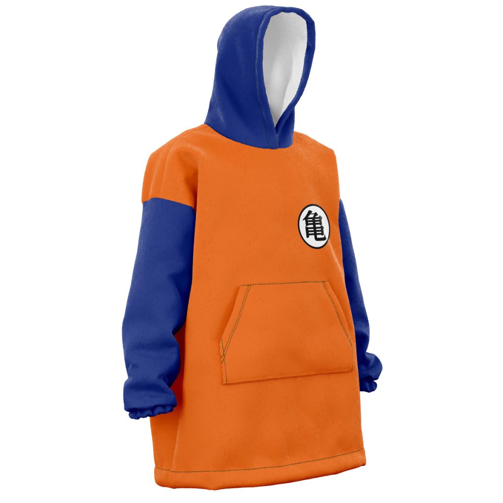 Oodie Oversized Blanket Hoodie front right 10 - Dragon Ball Z Shop