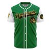 Personalized Dragonzords Green PR AOP Baseball Jersey FRONT Mockup - Dragon Ball Z Shop