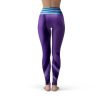 Son Gohan Purple Black Waist Fitness Gym Compression Leggings Tights back - Dragon Ball Z Shop