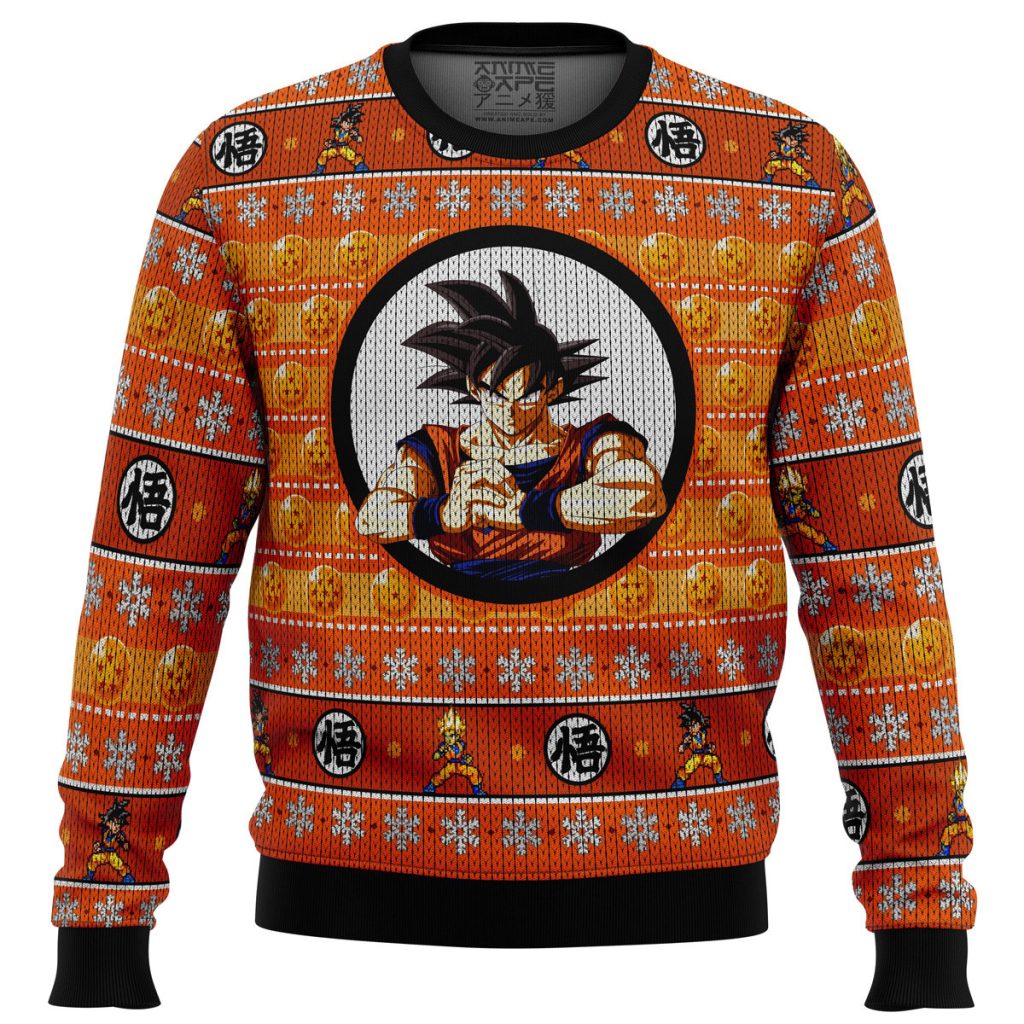 Son Guko Dragonball Z men sweatshirt FRONT mockup - Dragon Ball Z Shop