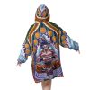 goku back Mockup Blanket Hoodie - Dragon Ball Z Shop