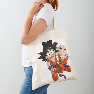 Kid Goku And Krillin Tote Bag Official Dragon Ball Z Merch