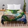 Green Dragon Throw Blanket Official Dragon Ball Z Merch