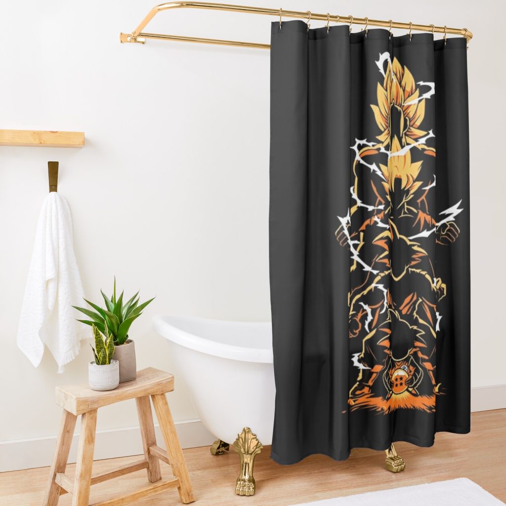 Dragonballz  Perfect Gift Shower Curtain Official Dragon Ball Z Merch