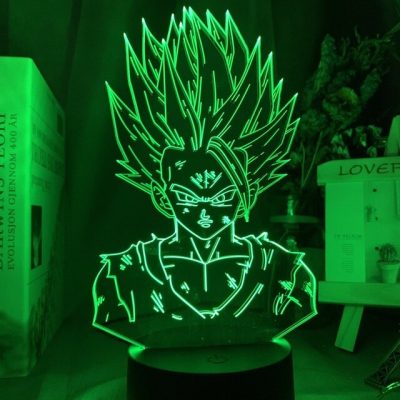 Anime Goku Vegeta 3D Led Night Light Dragon Ball Z Table Lamp Children Bed Room Decor 21 - Dragon Ball Z Shop
