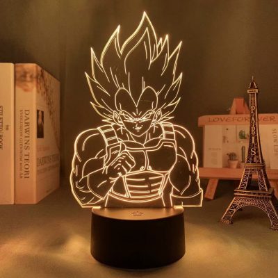 Anime Goku Vegeta 3D Led Night Light Dragon Ball Z Table Lamp Children Bed Room Decor 22 - Dragon Ball Z Shop