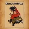 Japanese Surrounding Anime Retro Dragon Ball Poster Goku Gohan Vegeta Piccolo Friza Canvas Painting Print Wall 19 - Dragon Ball Z Shop