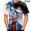 Summer Fashion Men Women 3D Cartoon Print T Shirt Dragon Ball Z Harajuku Short Sleeve Tees 5 - Dragon Ball Z Shop