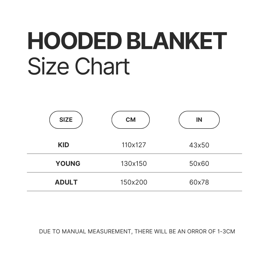 Product Size chart