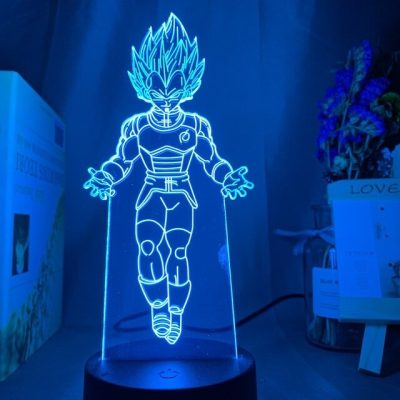 Anime Chart-topper Vegeta 3D Led Night Light Dragon Ball Z Table Lamp