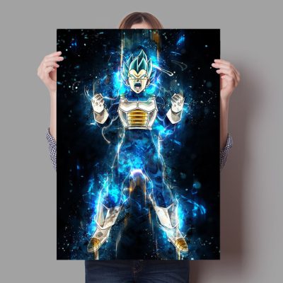 Dragon Ball Super Saiyan Vegeta Style 2 Poster