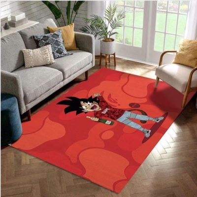 Dragon Ball Z Goku Rug Living Room