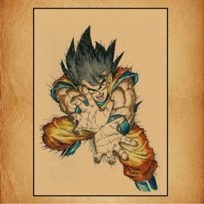 Japanese Surrounding Goku Poster