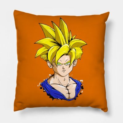 Teen Gohan Super Saiyan Dragon Ball Z Throw Pillow